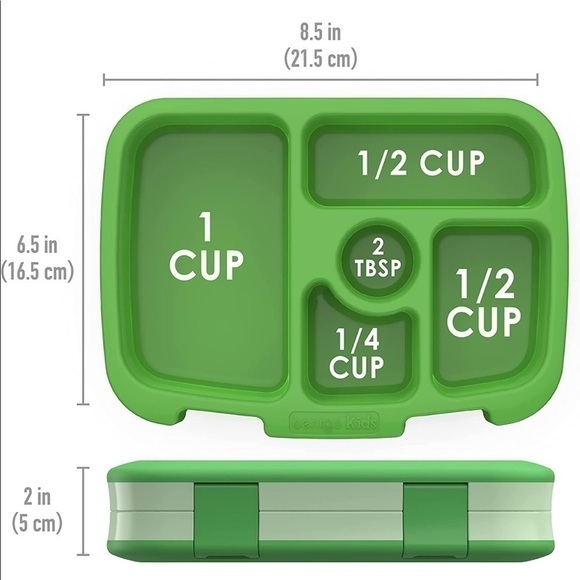 NWT Bentgo Kids Lunch Box Container Green - Picture 5 of 13